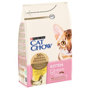 Purina CAT CHOW Kitten Rich in Chicken Dry Cat Food 1.5KG