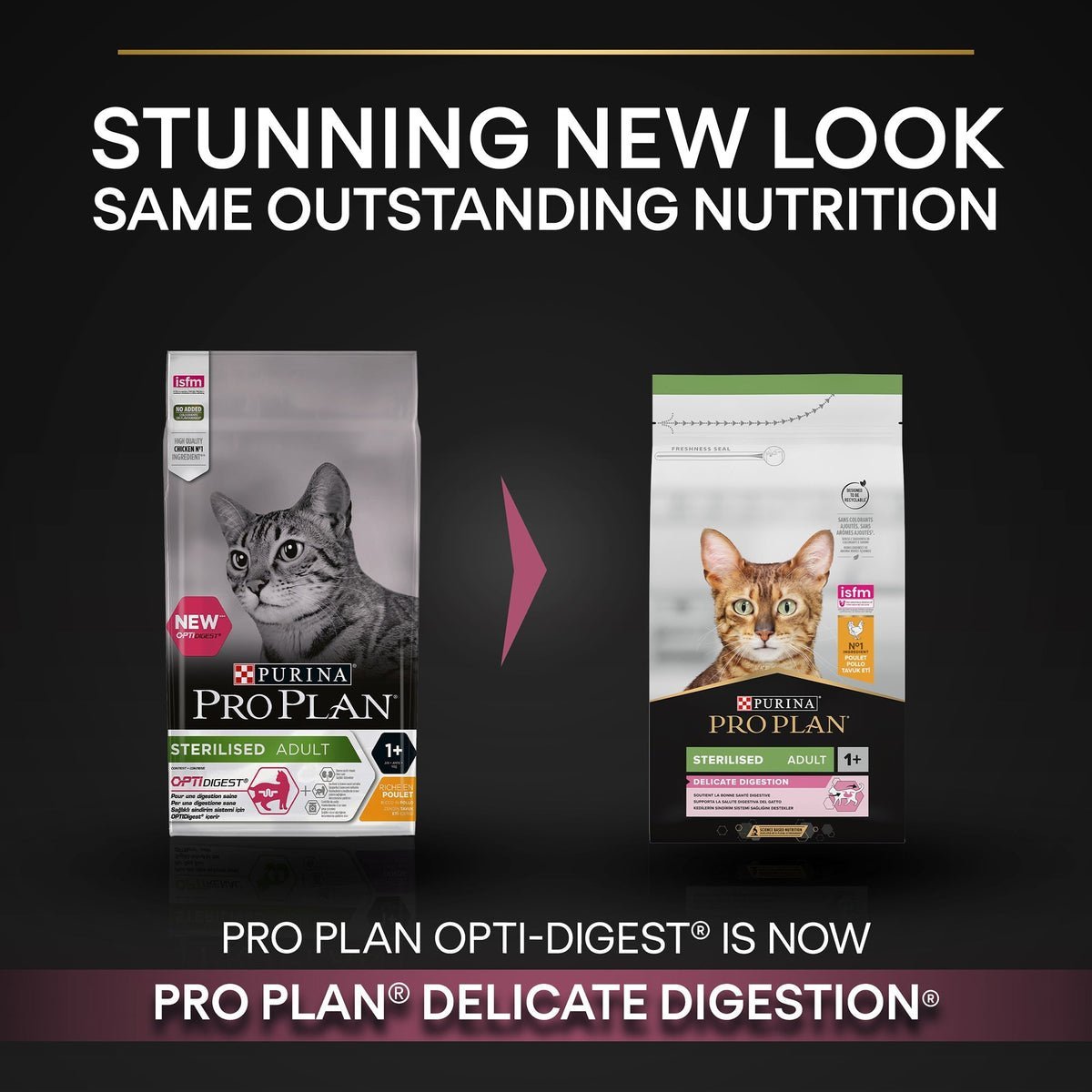 PURINA® PRO PLAN® Sterilised Adult 1+ year Rich in Chicken Dry Cat Food - 1.5 KG - الصورة 6