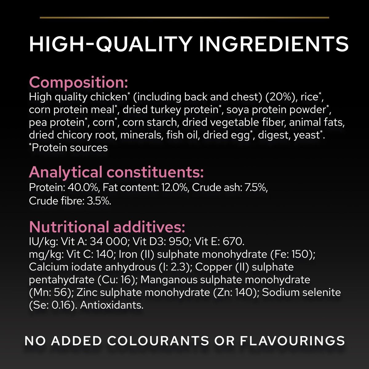 PURINA® PRO PLAN® Sterilised Adult 1+ year Rich in Chicken Dry Cat Food - 1.5 KG - الصورة 10