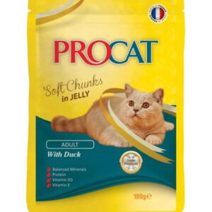 Procat With Duck In Jelly Adult Cat 100 g