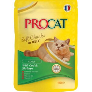 Procat With Cod & Shrimps In Jelly Adult Cat 100 g
