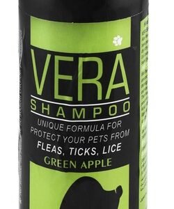 Pets Box Vera Anti-Flea, Tick & Lice Shampoo Green Apple Scent for Medium & Long Haired Pets 500 ml