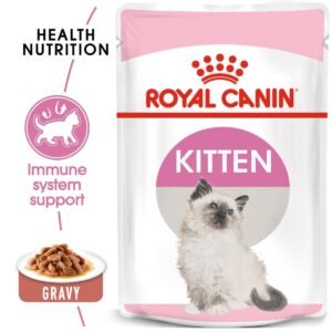 Royal Canin Kitten In Gravy (85gm Pouch) - wet food for kittens up to 12 months