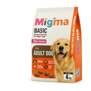 Migma 24% Protein Dry Food for Adult Dogs 4kg