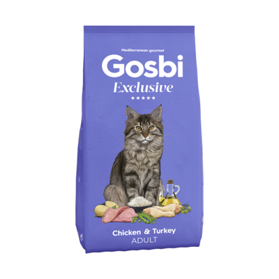 Gosbi Exclusive Chicken&Turkey Adult Cats 1.5kg