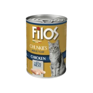 Filos Chunks with Chicken - wet cat food 400g