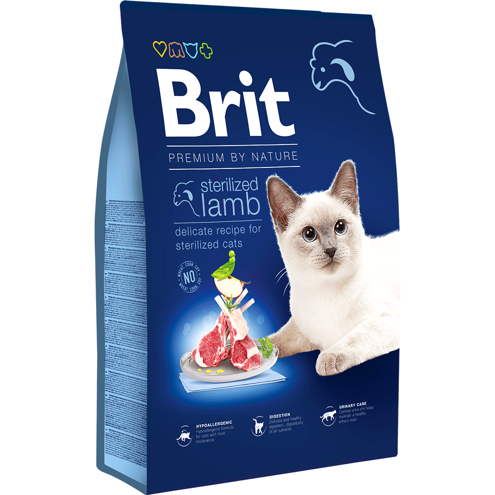 Brit Premium by Nature Cat. Sterilized Lamb, 1,5kg