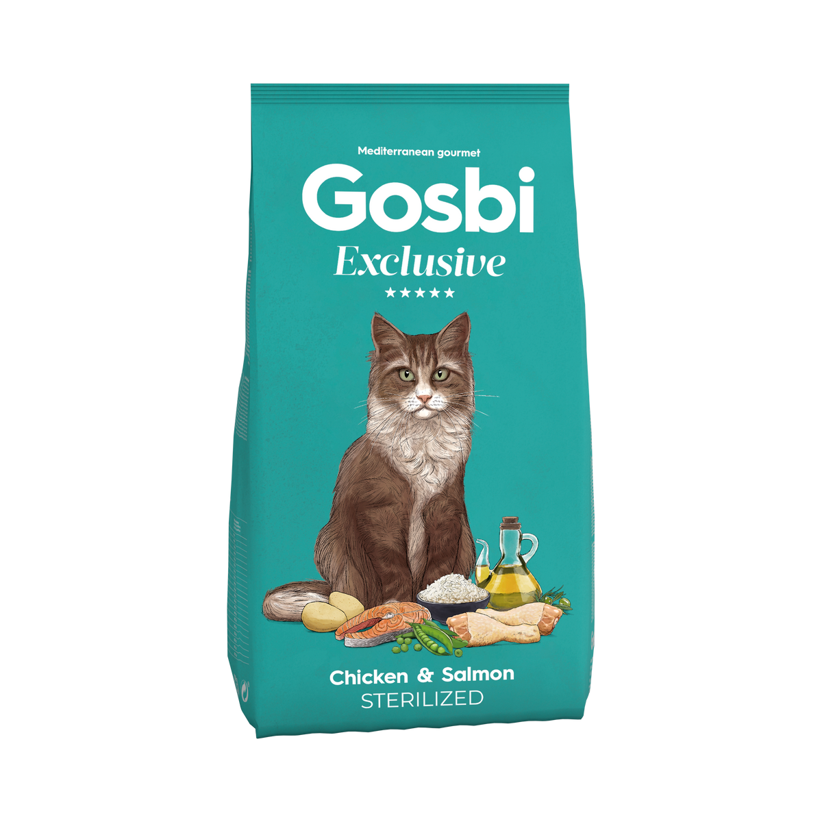 Gosbi Exclusive Chicken&Salmon Sterilized Cats 6kg