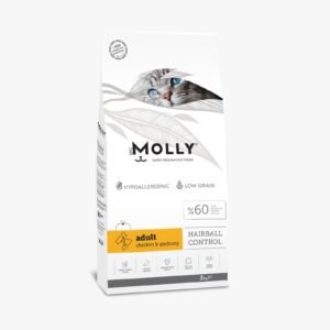 MoLLY-Hairball Control Adult Chicken 8 Anchovy 2kg