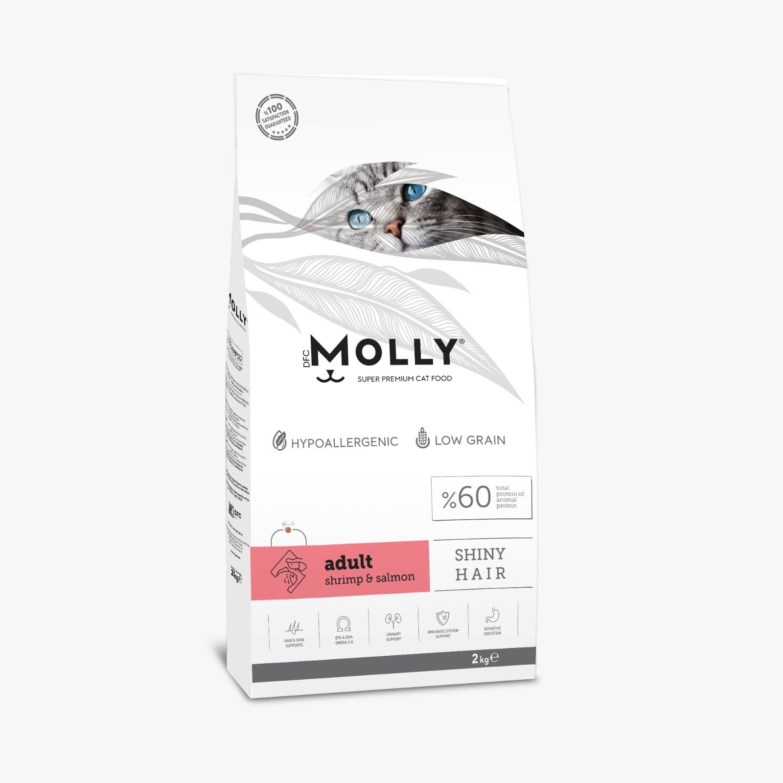 MOLLY Shiny Hair Adult Shrimp & Salmon 2kg