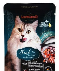 Leonardo With Fish & Shrimps Adult Cats 85g
