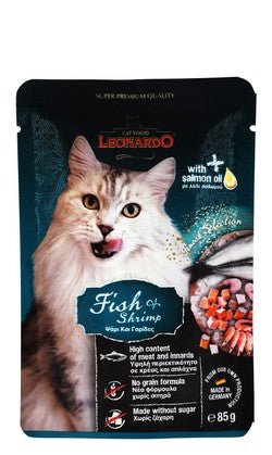 Leonardo With Fish & Shrimps Adult Cats 85g