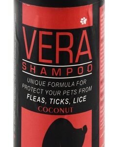 Pets Box Vera Anti-Flea, Tick & Lice Shampoo Coconut Scent for Medium & Long Haired Pets 500 ml