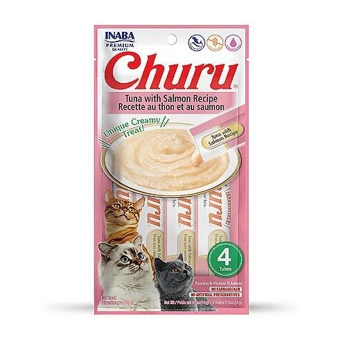 INABA Churu Tuna with Salmon Recipe Cat Treat 56g