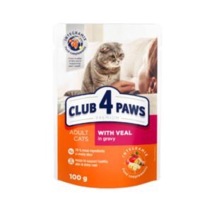 Club 4 Paws Wet Veal Food with Delicate Sauce 100g