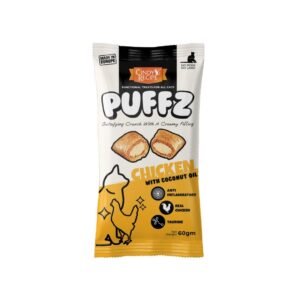 Cindy's Recipe Puffz Chicken With Coconut Oil 60g Cat Treat