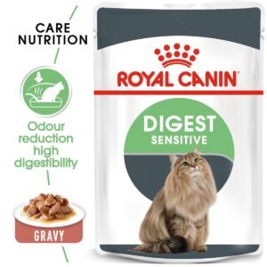 Royal Canin Digest Sensitive in Gravy (85 gmpouch) - Wet food for Adult cats - helps support healthy digestion