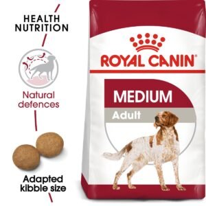 Royal Canin Medium Adult (15KG) - Dry food for medium dogs from 11 to 25 KG. From 12 months to 7 years
