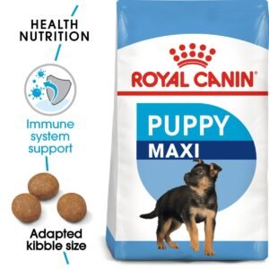 Royal Canin Maxi Puppy (4 KG) - Dry food for large dogs - Adult weight from 26 to 44 KG. From 2 to 15 months
