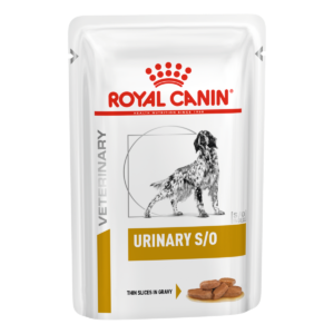 Royal Canin Urinary S/O Gravy - Canine (100 gm Pouch) – Wet food for urinary tract disease – 12 pouches per box