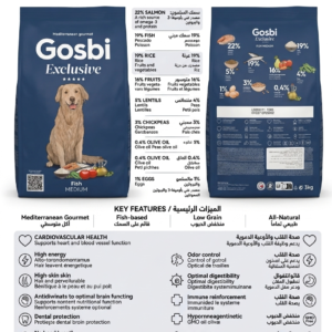Gosbi Exelusive Fish Medium 3Kg