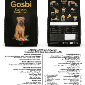 Gosbi Exelusive Grain Free Adult Duck Medium 3kg